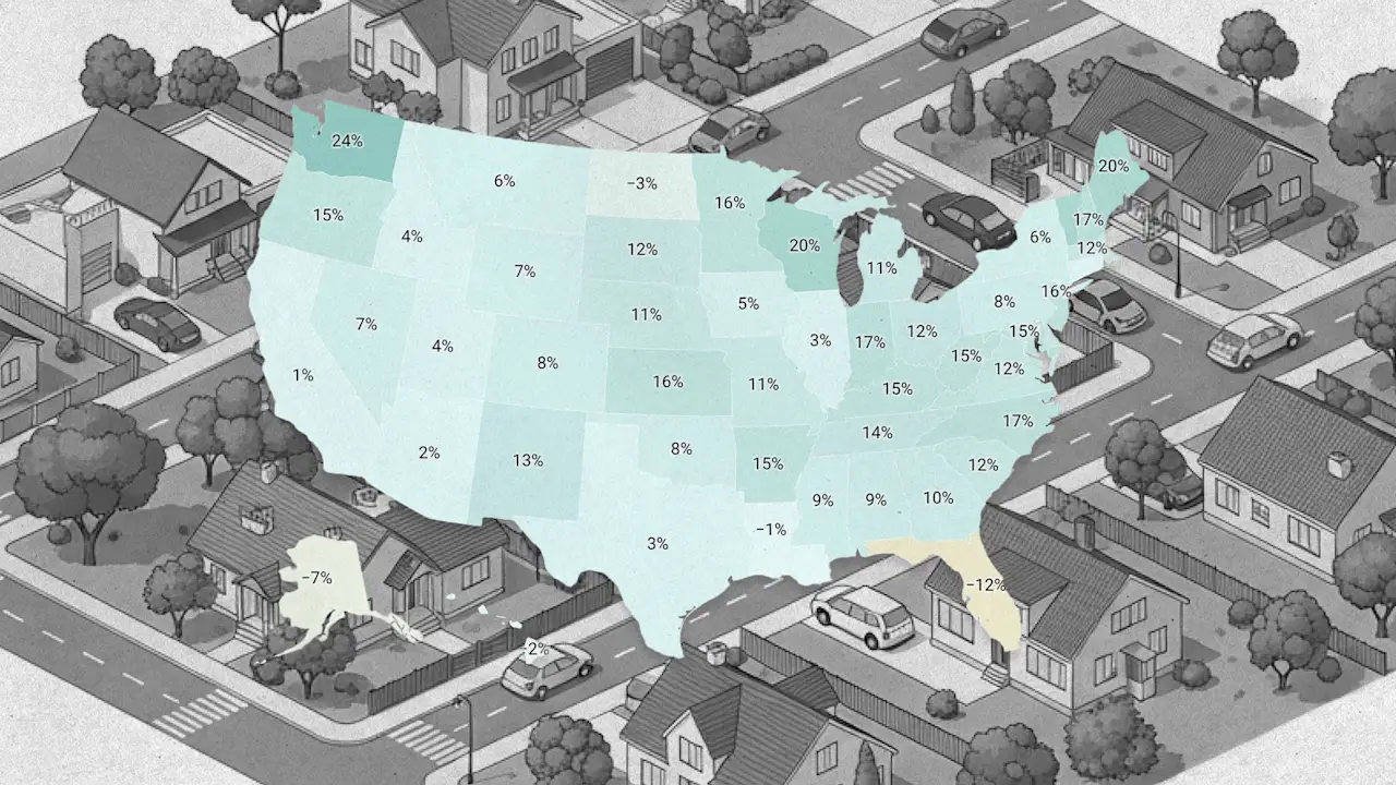 Housing market power divide: States where buyers can find the most, and least, inventory right now